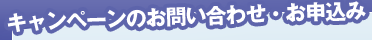 キャンペーンのお問い合わせ・お申込み