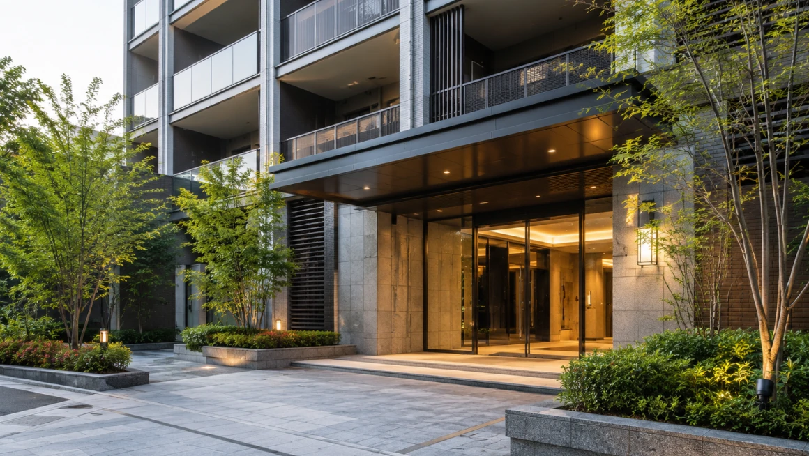 マンションのエントランス